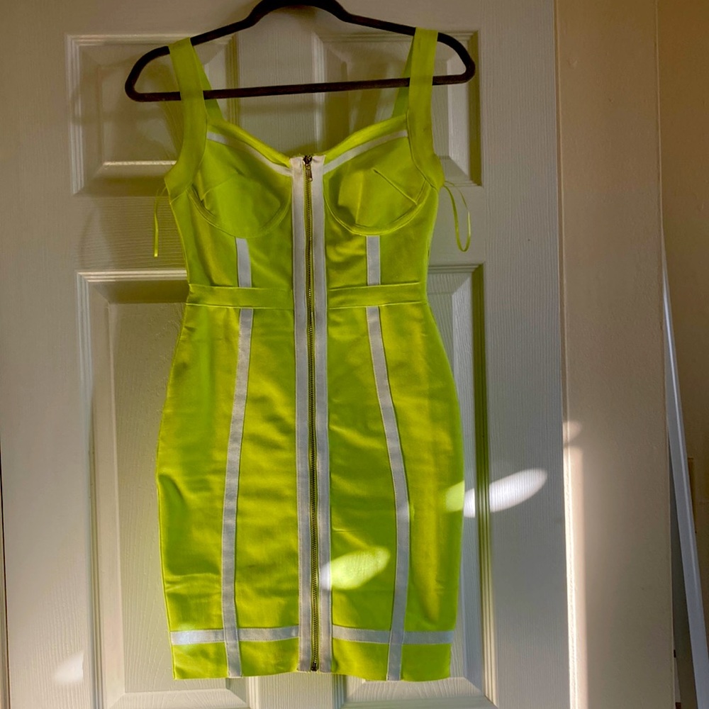 Neon Bodycon Dress